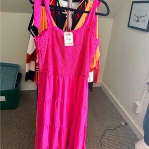 Pink Sleeveless Dress